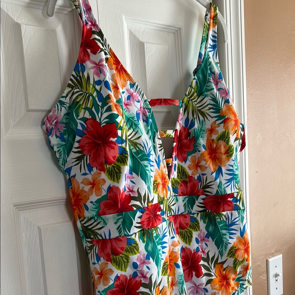 Floral One Piece Swimsuit